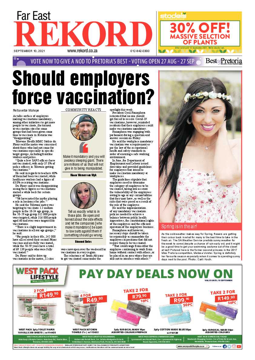 Rekord Far East 10 September 2021 page 1