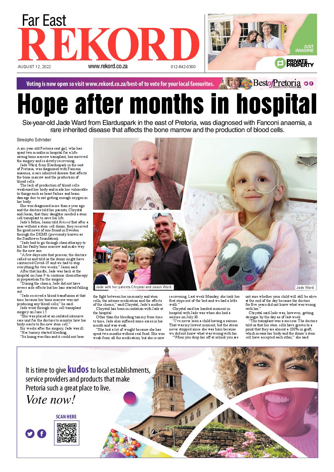 Rekord Far East 12 August 2022 page 1