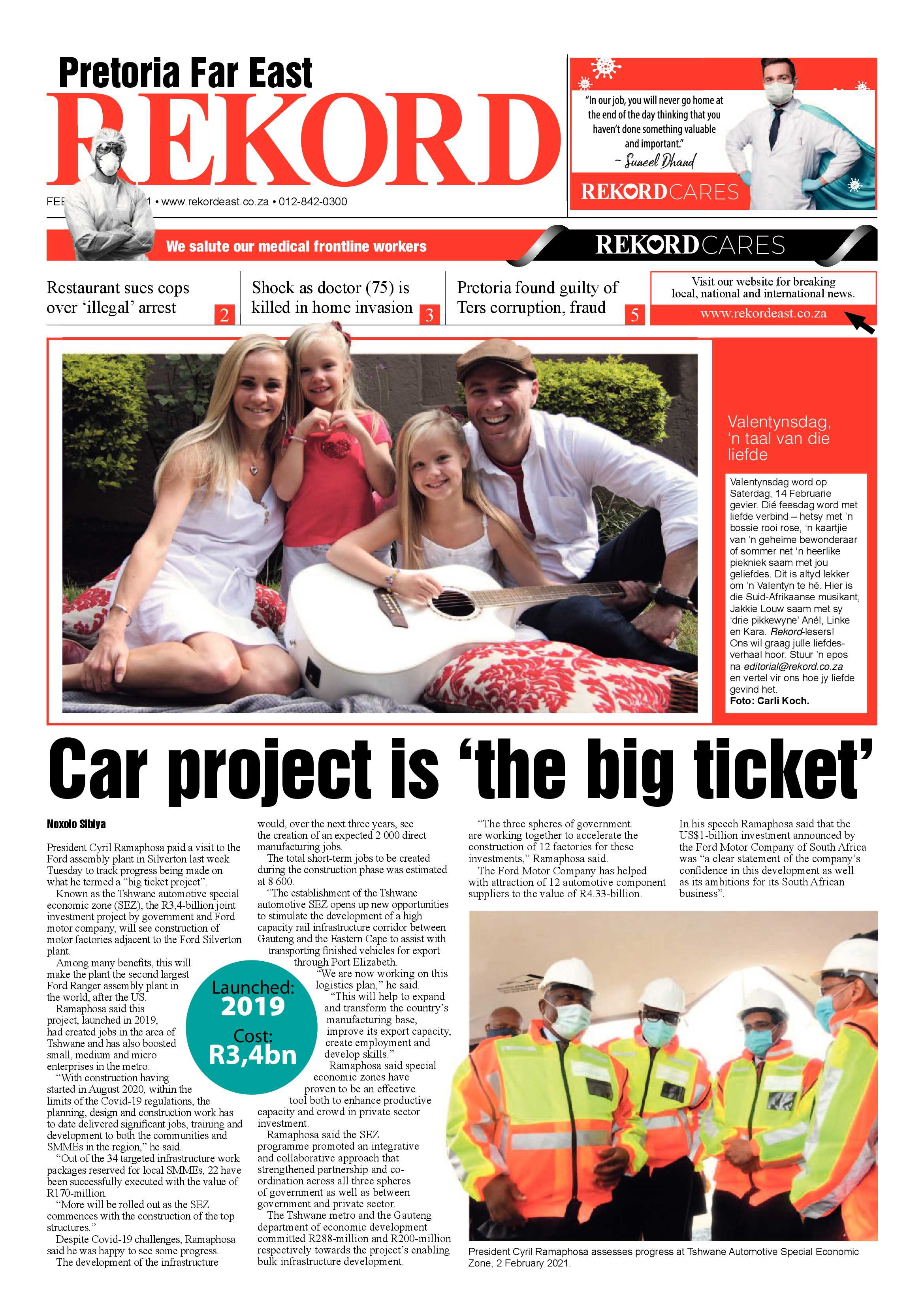 Rekord Far East 12 February 2021 page 1