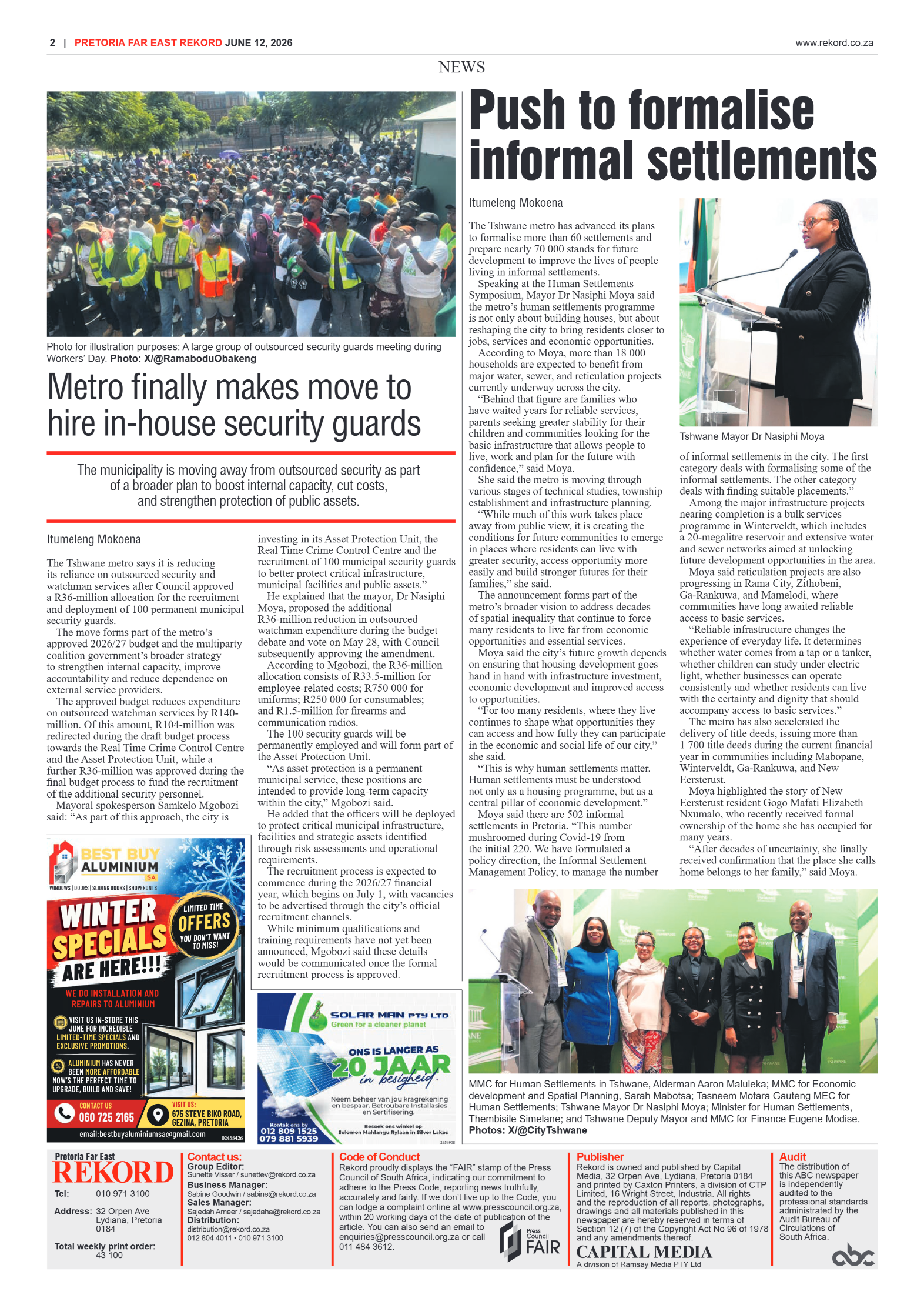 Rekord Far East 12 June 2026 page 2