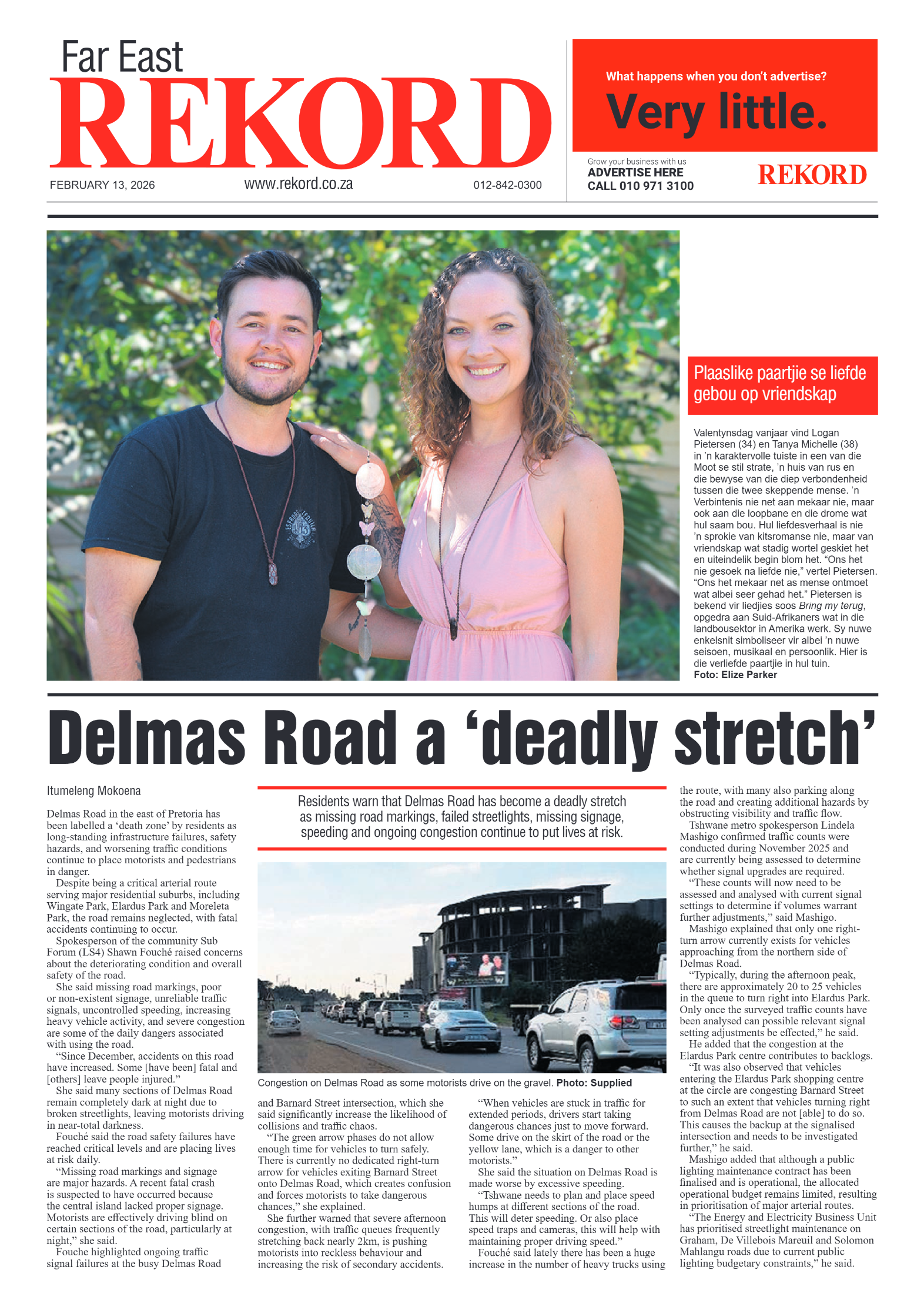 Rekord Far East 13 February 2026 page 1