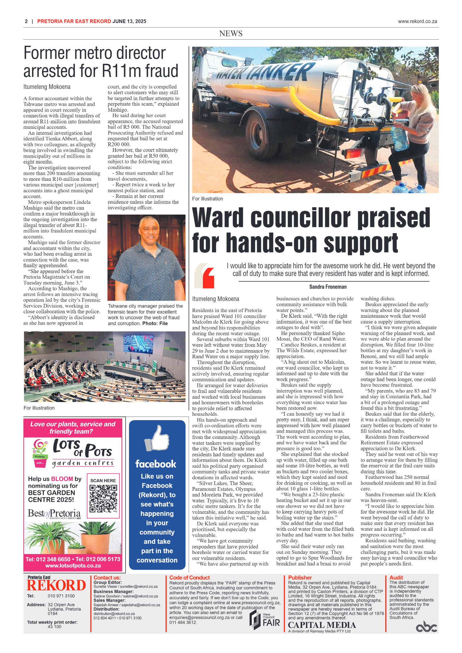 Rekord Far East 13 June 2025 page 2