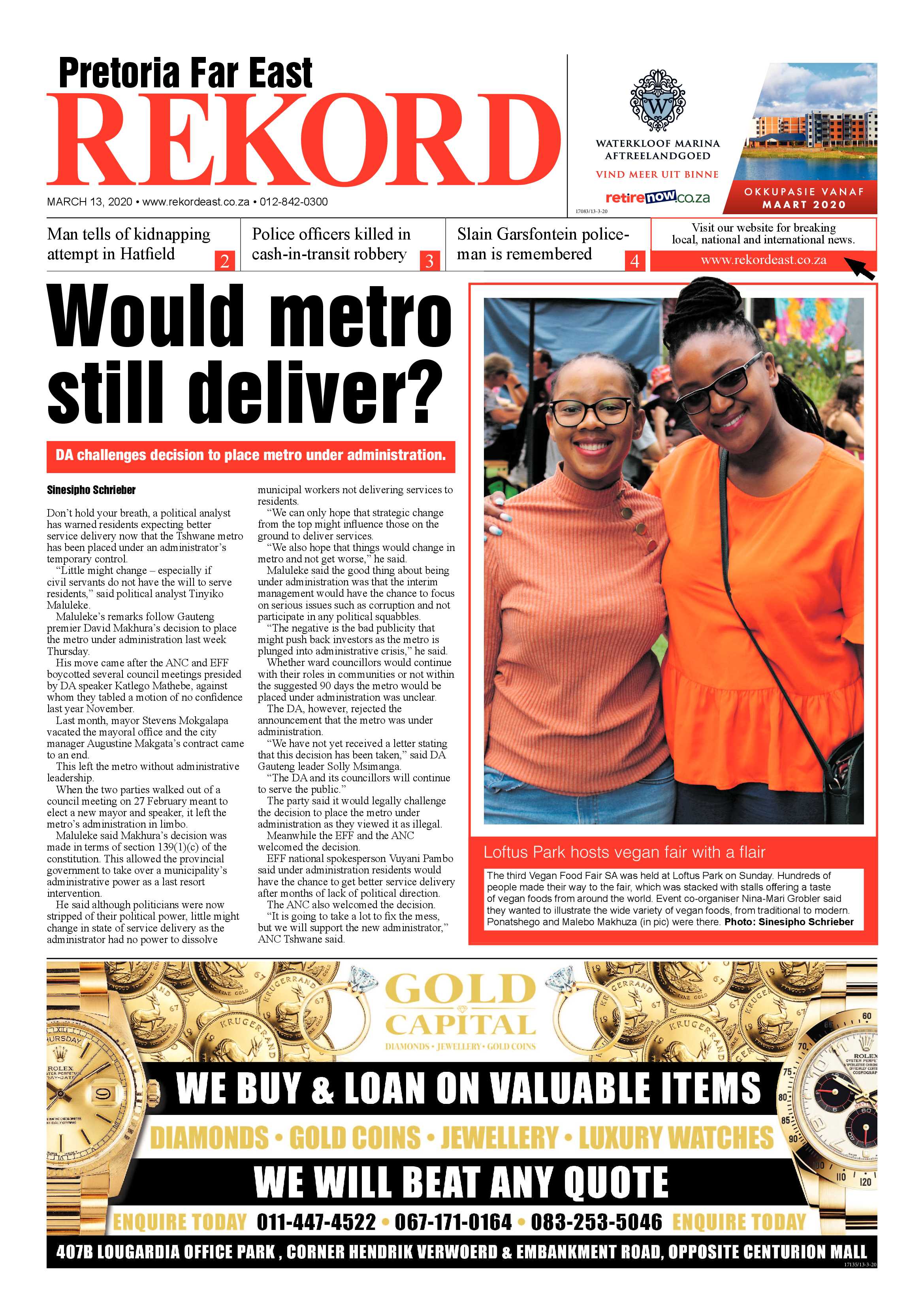 Rekord Far East 13 March 2020 page 1