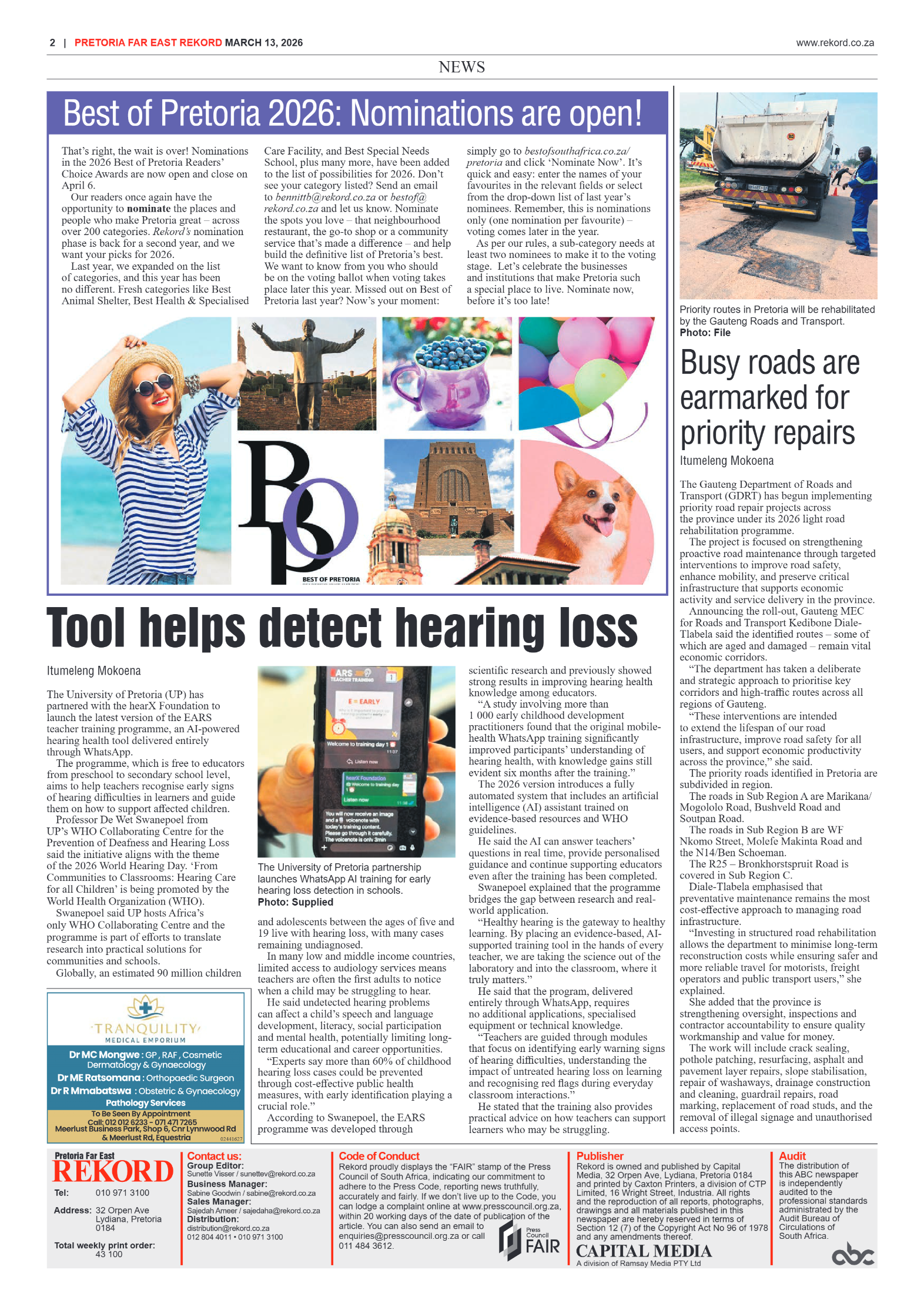 Rekord Far East 13 March 2026 page 2