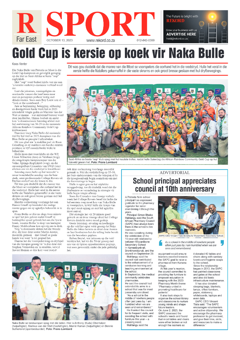 Rekord Far East 13 October 2023 page 8