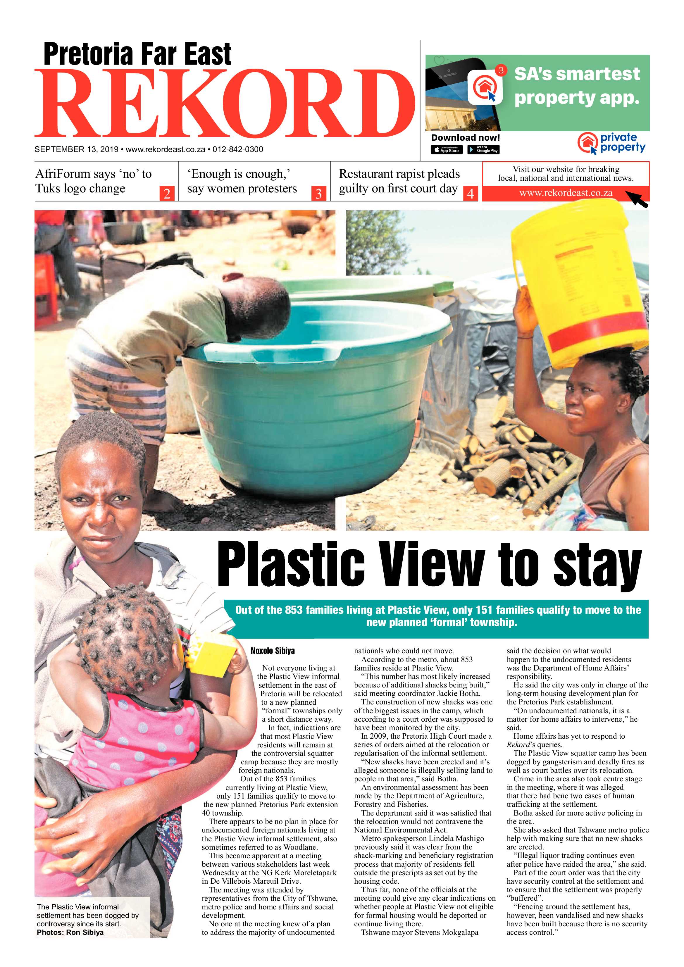 Rekord Far East 13 September 2019 page 1