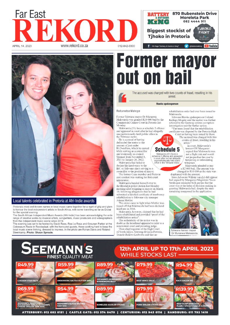 Rekord Far East 14 April 2023 page 1