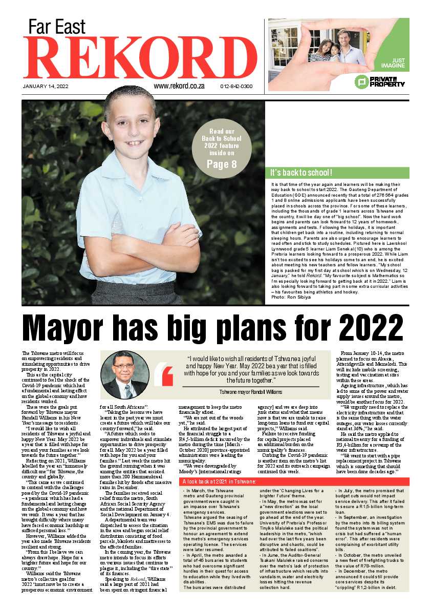 Rekord Far East 14 January 2022 page 1