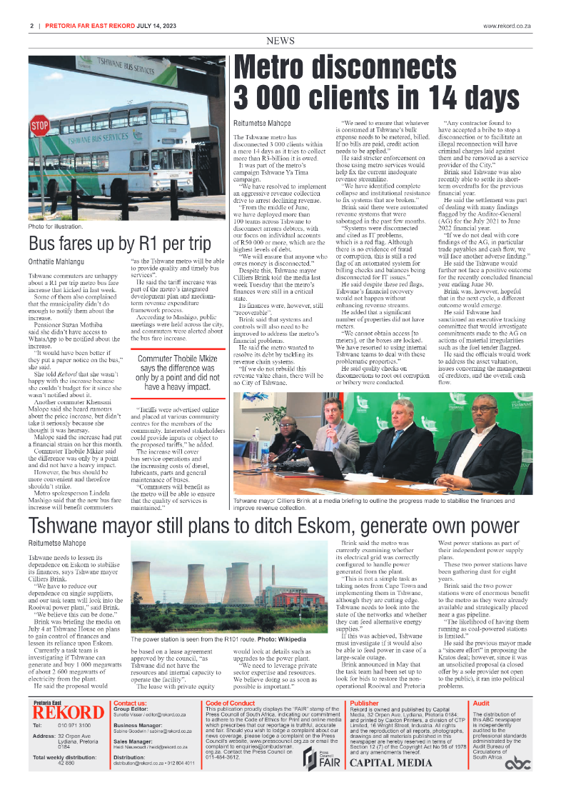 Rekord Far East 14 July 2023 page 2
