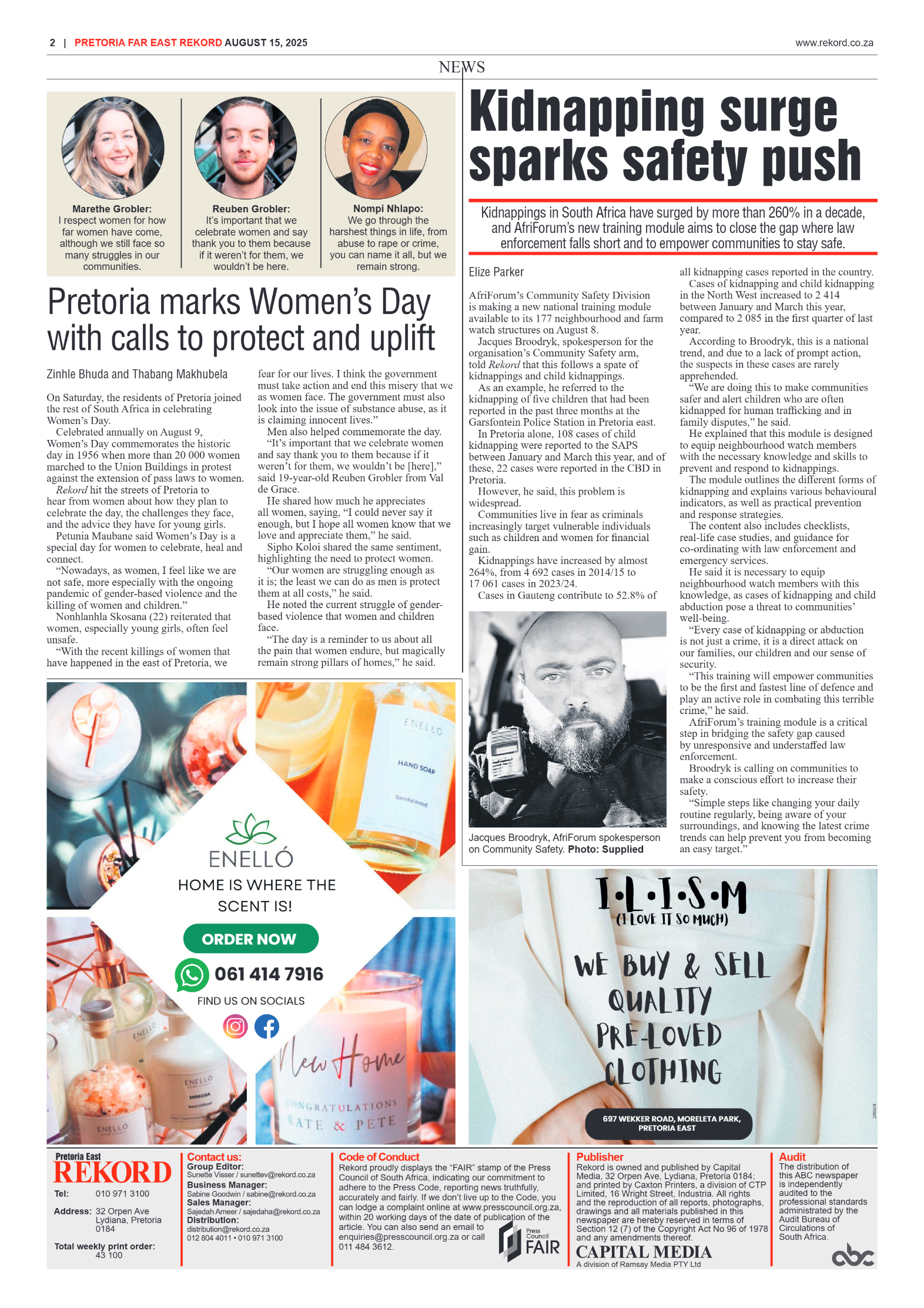 Rekord Far East 15 August 2025 page 2