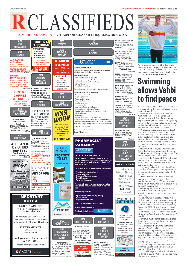 Rekord Far  East 15 December 2023 page 11