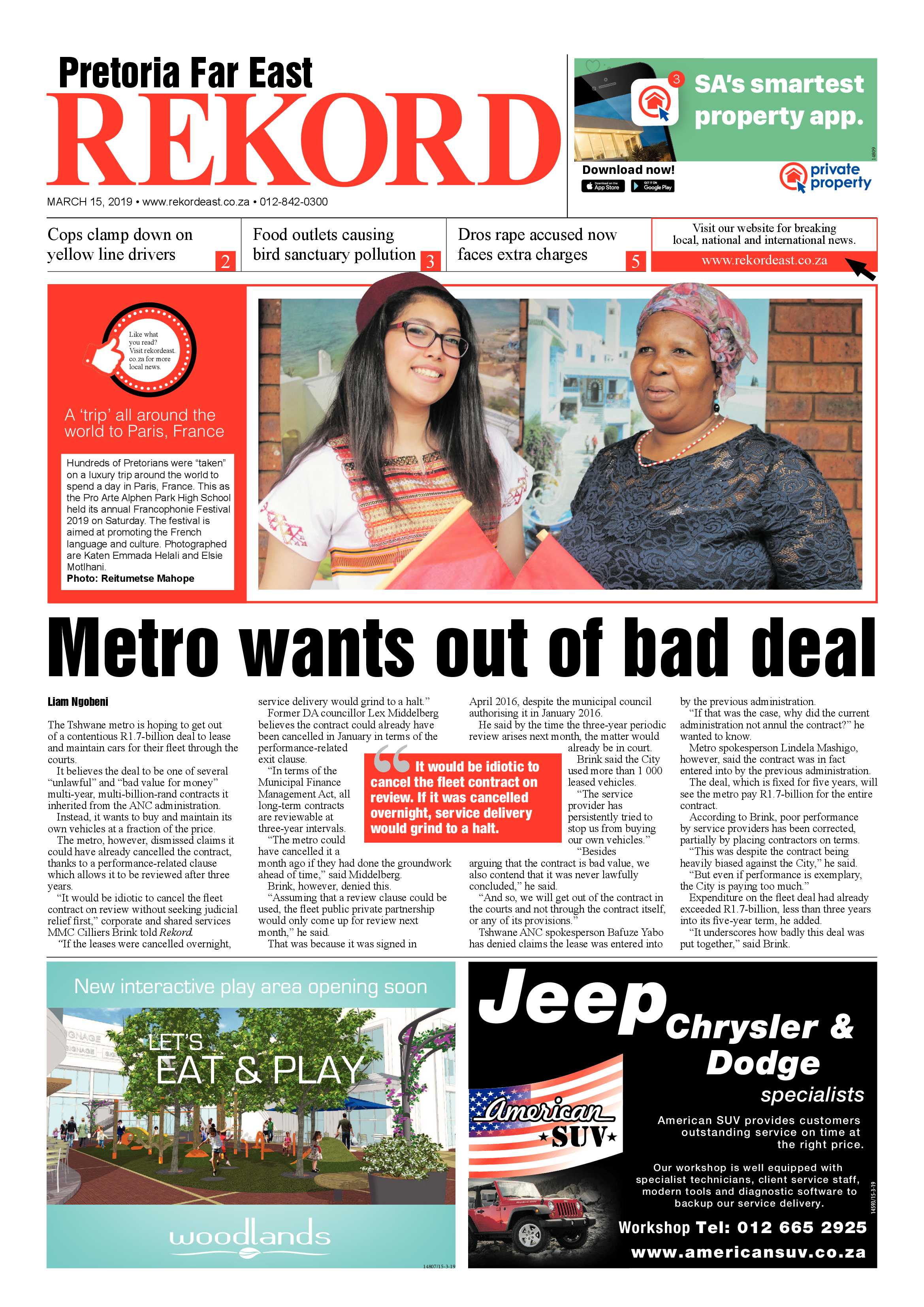 Rekord Far East 15 March 2019 page 1
