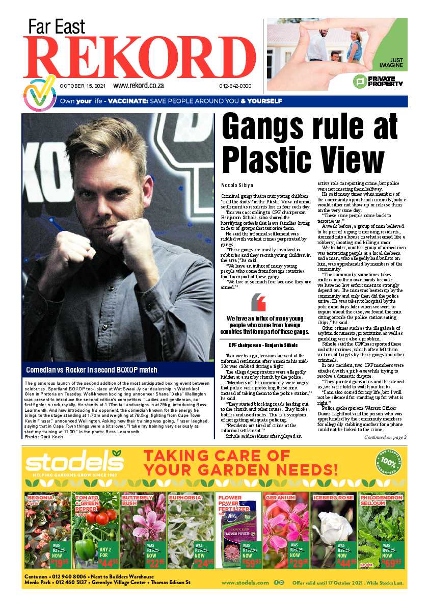 Rekord Far East 15 October 2021 page 1