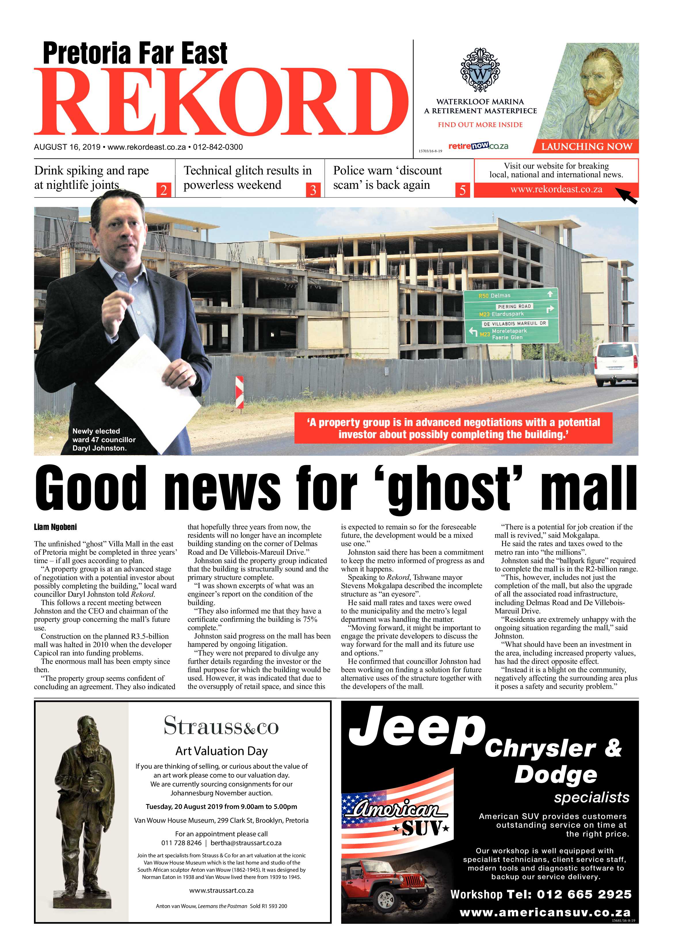 Rekord Far East 16 August 2019 page 1