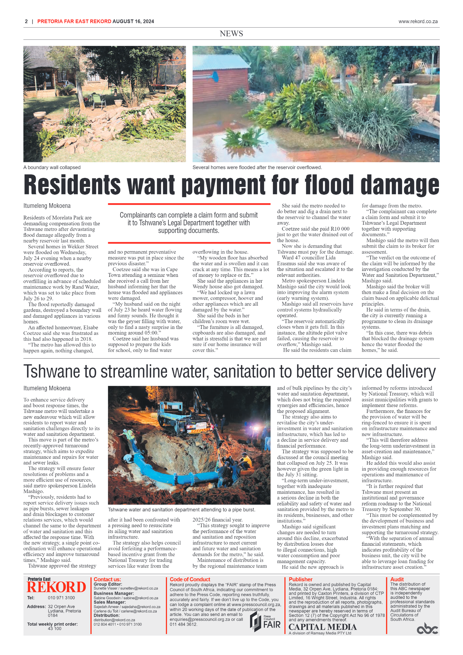 Rekord Far East 16 August 2024 page 2