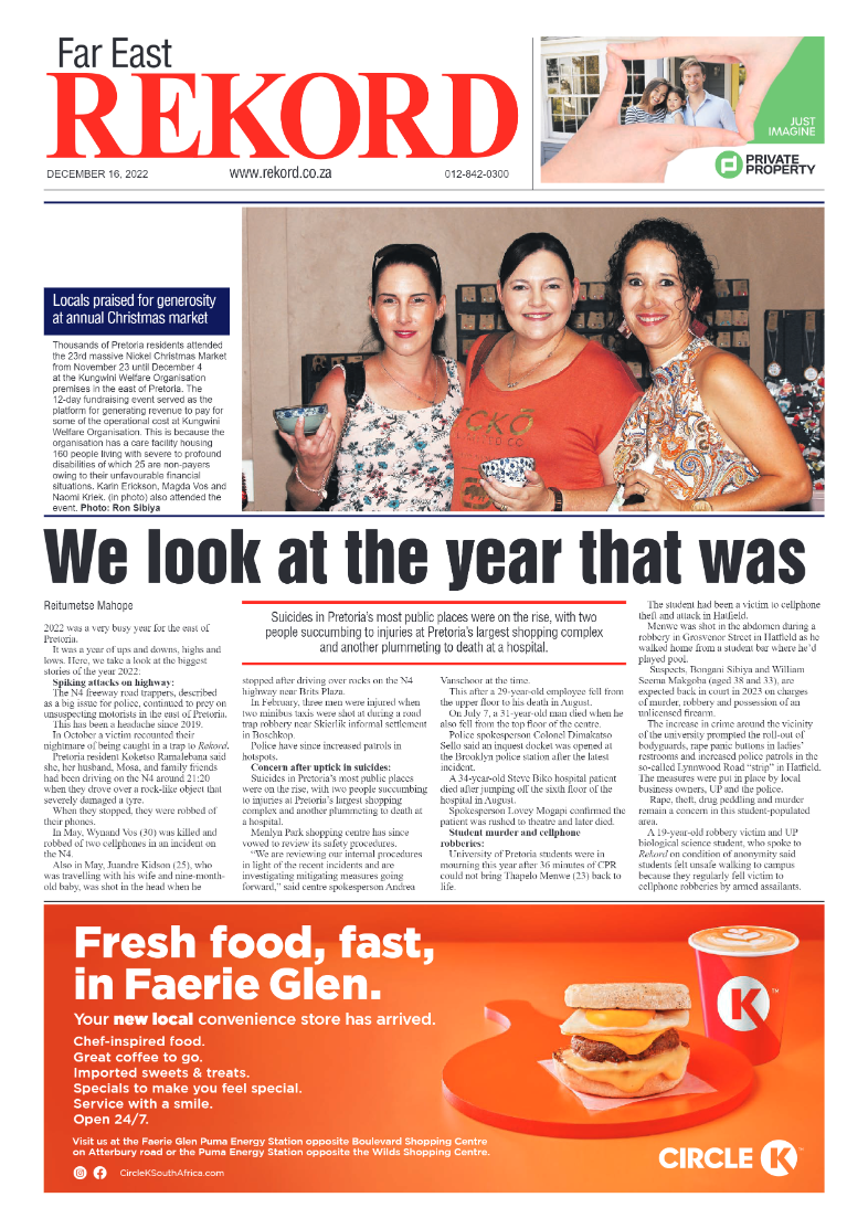 Rekord Far East 16 December 2022 page 1