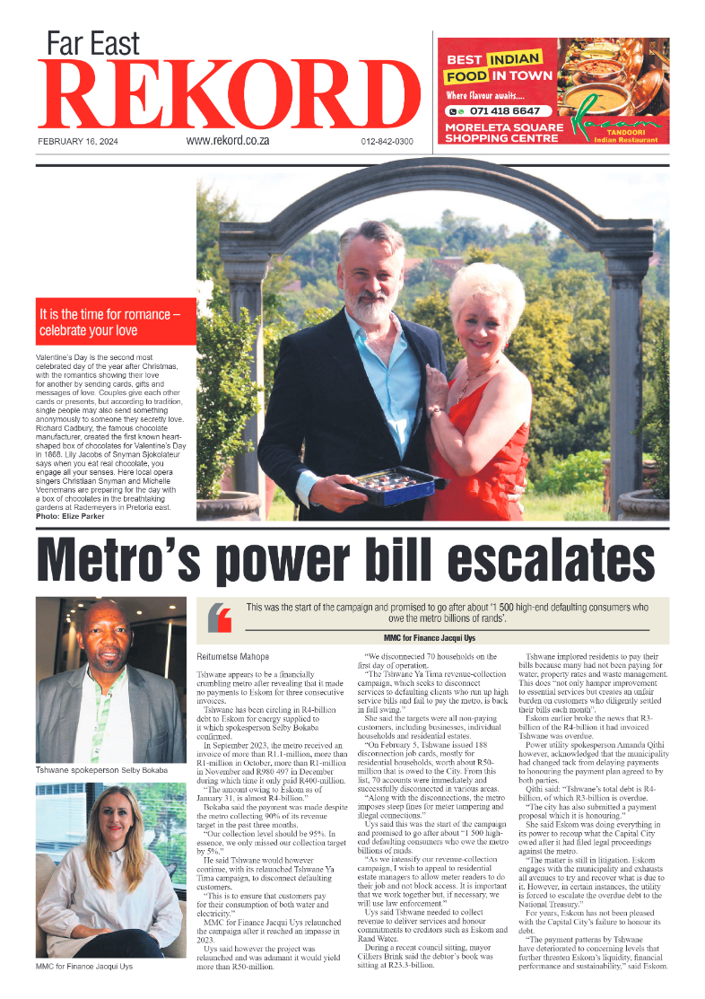 Rekord Far East 16 February 2024 page 1
