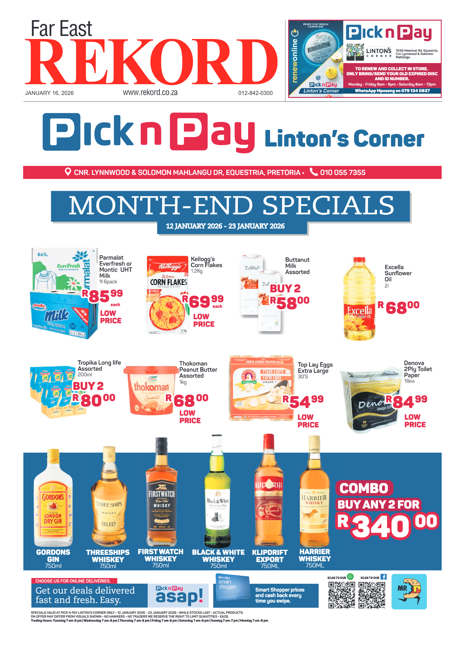 Rekord Far East 16 January 2026 page 1