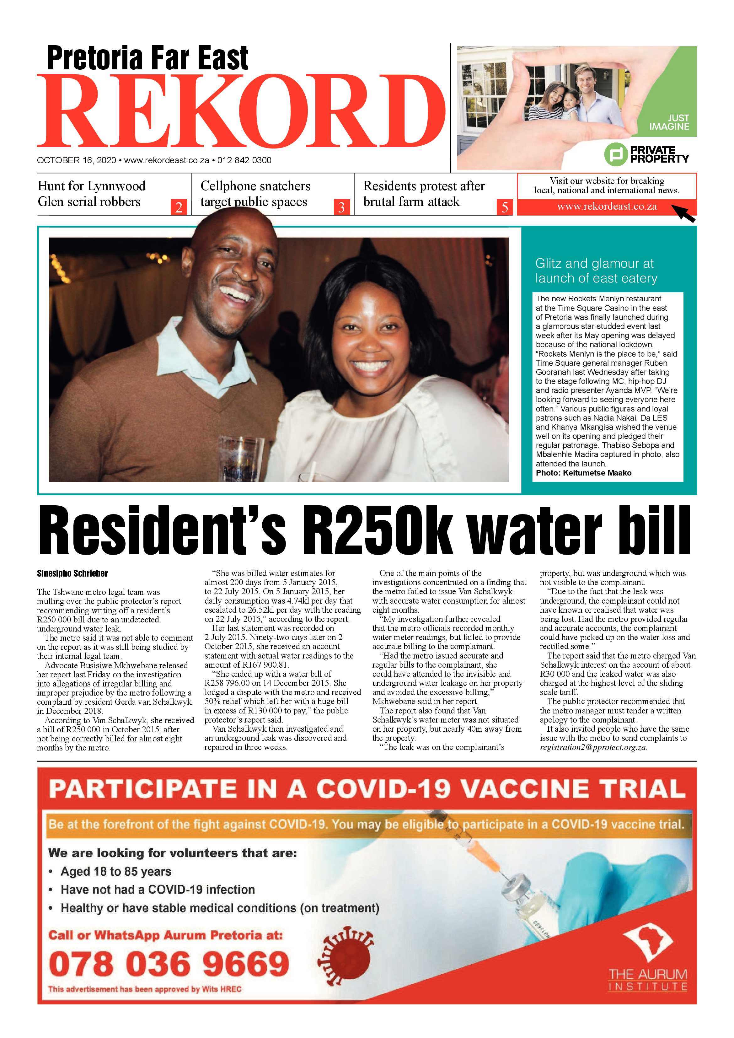 Rekord Far East 16 October 2020 page 1