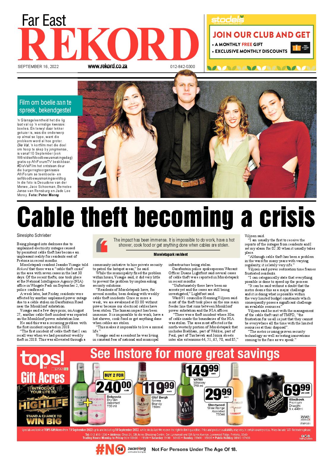 Rekord Far East 16 September 2022 page 1