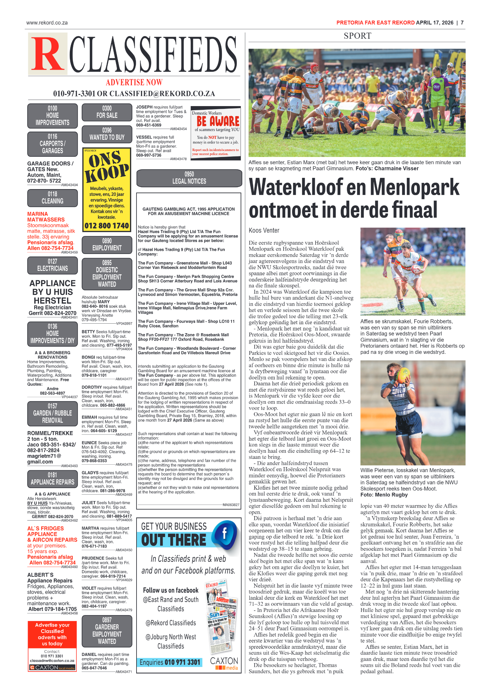 Rekord Far East 17 April 2026 page 9