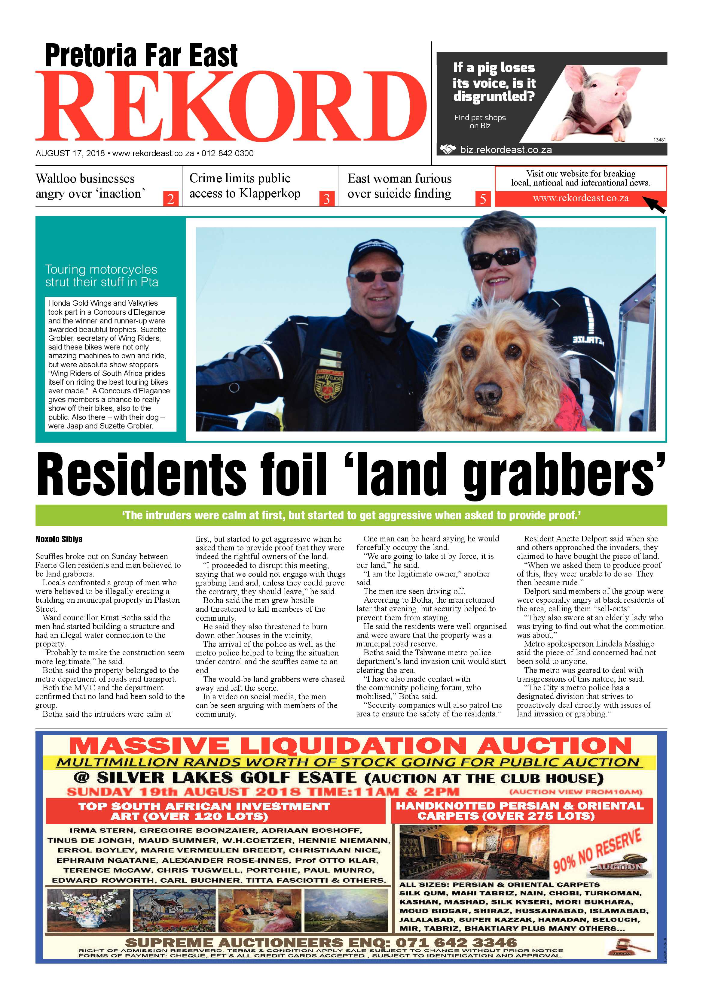 Rekord Far East 17 August 2018 page 1
