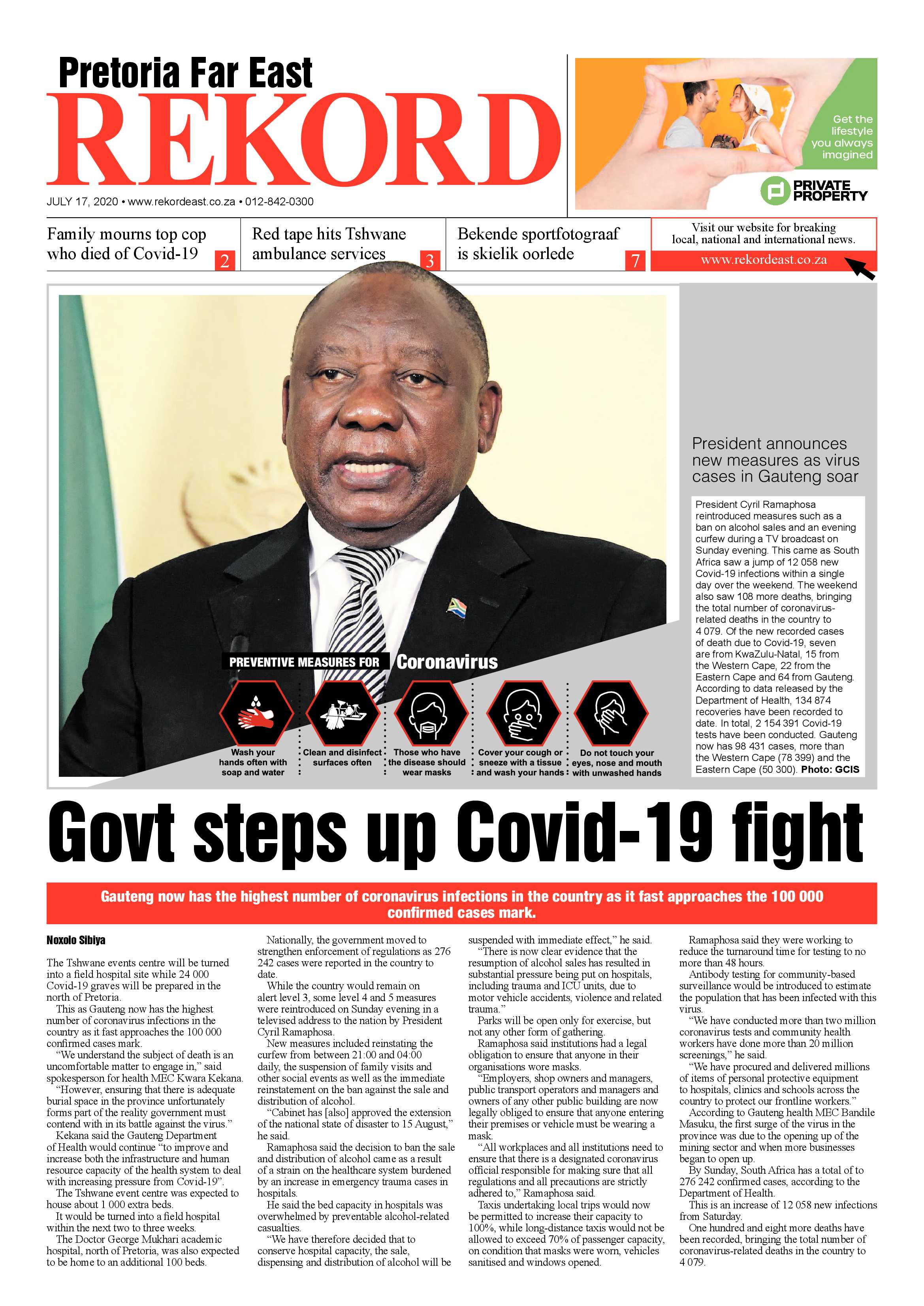 Rekord Far East 17 July 2020 page 1