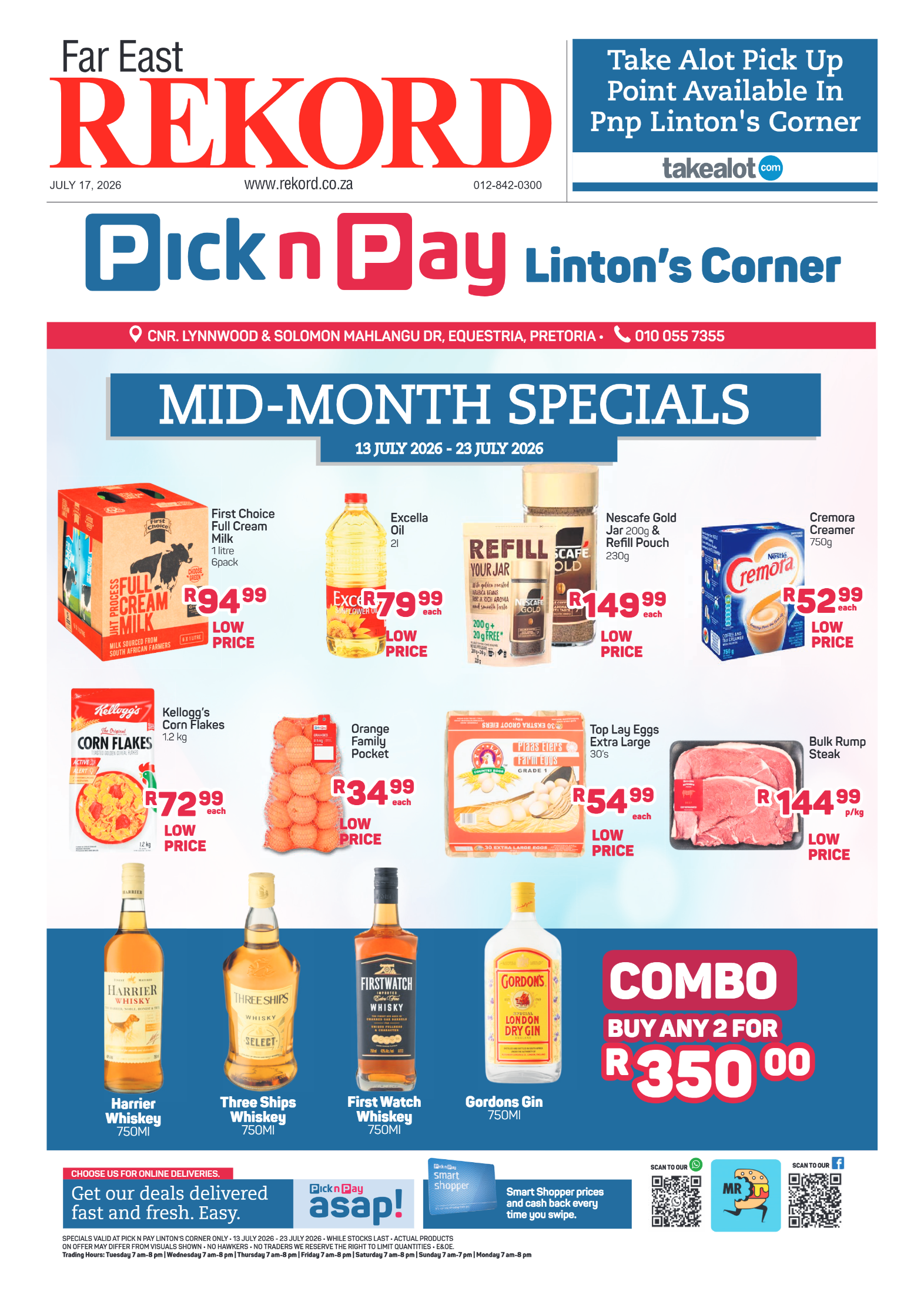 Rekord Far East 17 July 2026 page 1
