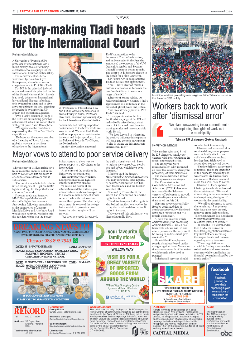 Rekord Far East 17 November 2023 page 2