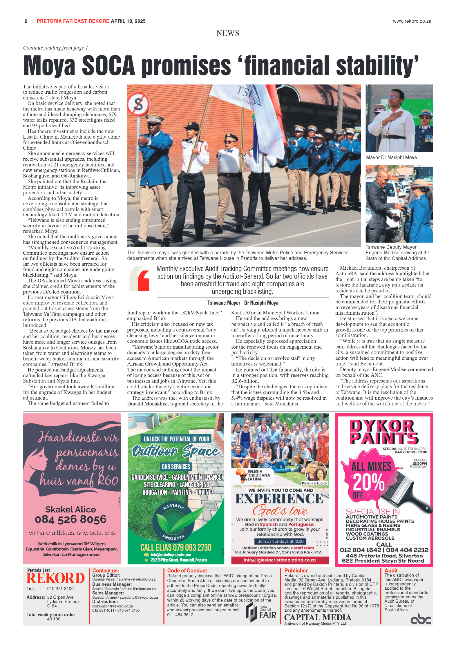Rekord Far East 18 April 2025 page 2