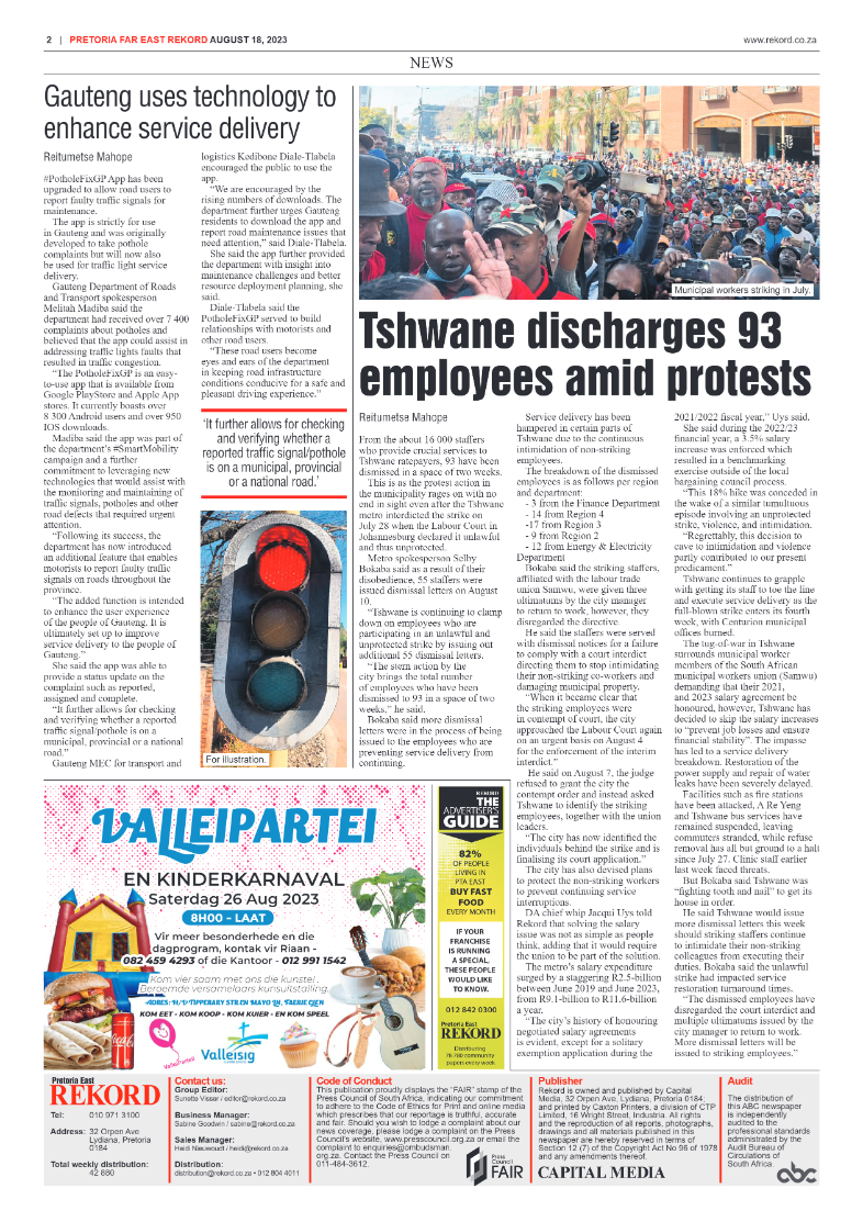 Rekord Far East 18 August 2023 page 2