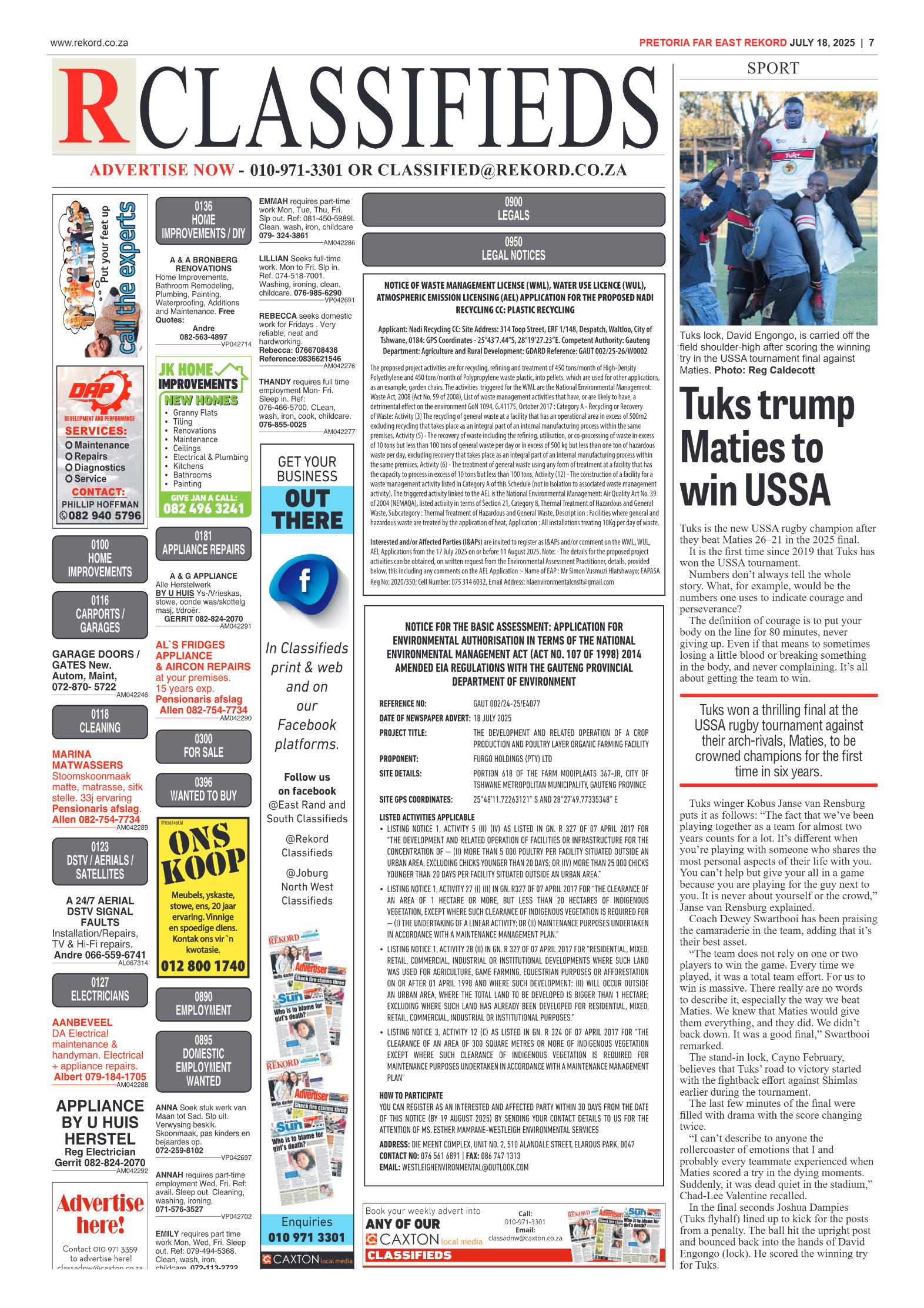 Rekord Far East 18 July 2025 page 7