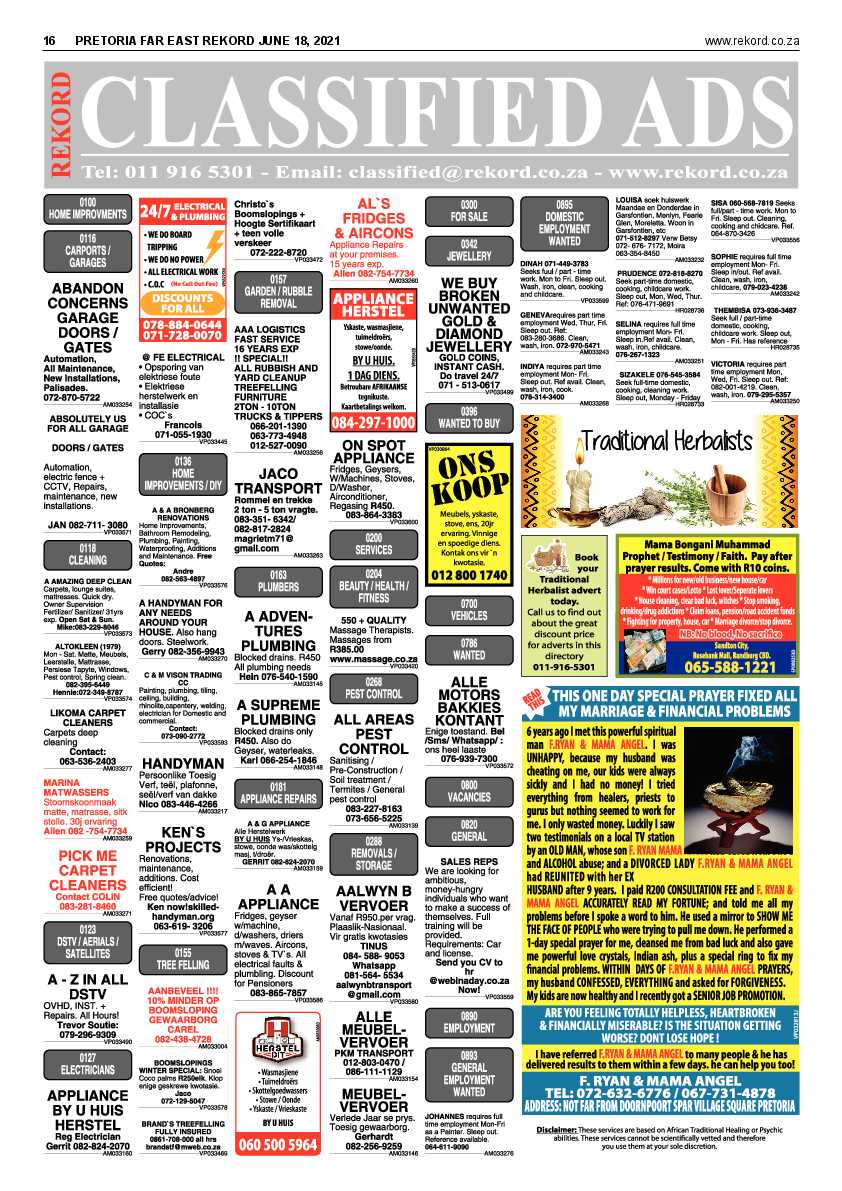 Rekord Far East 18 June 2021 page 16