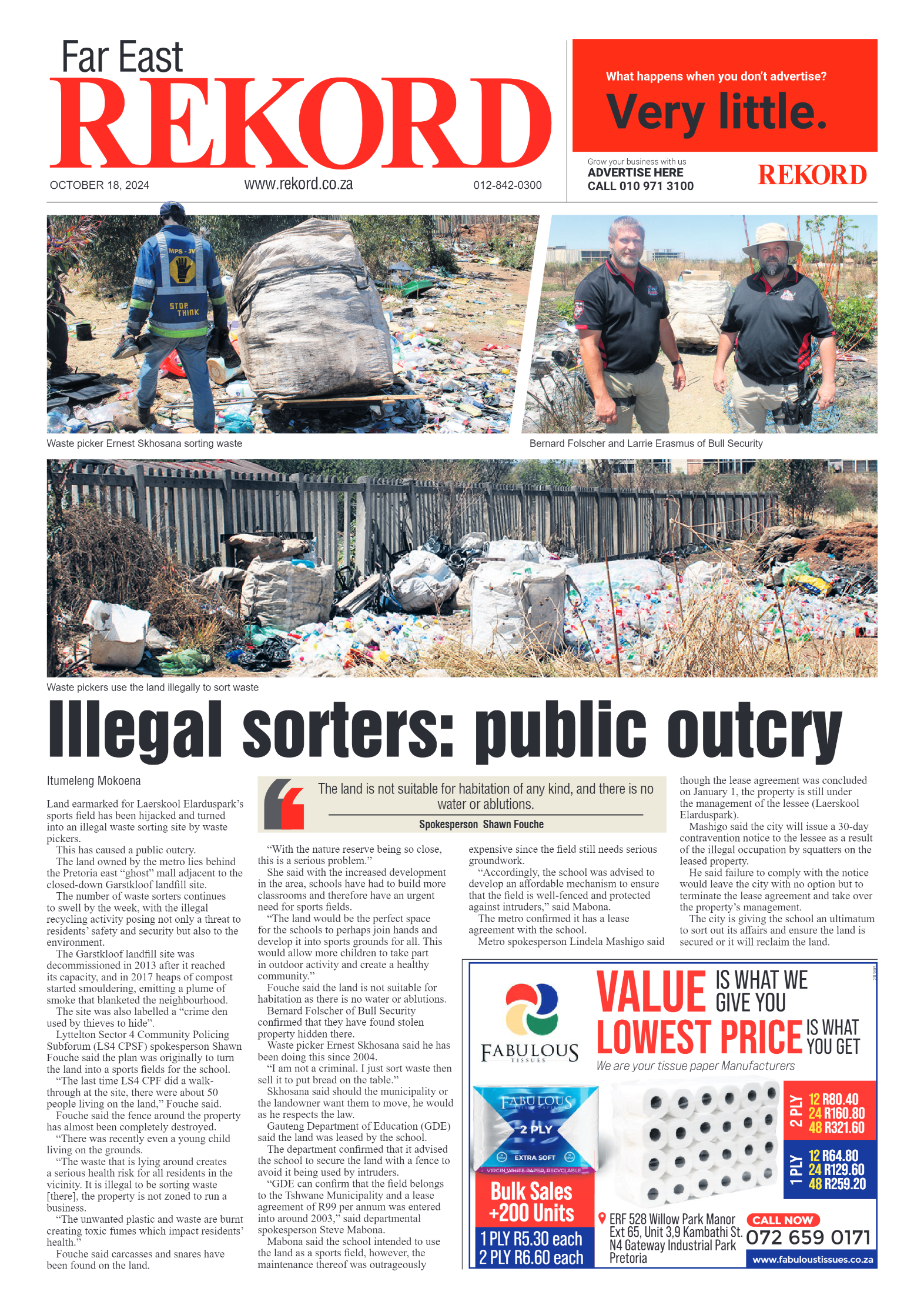 Rekord Far East 18 October 2024 page 1