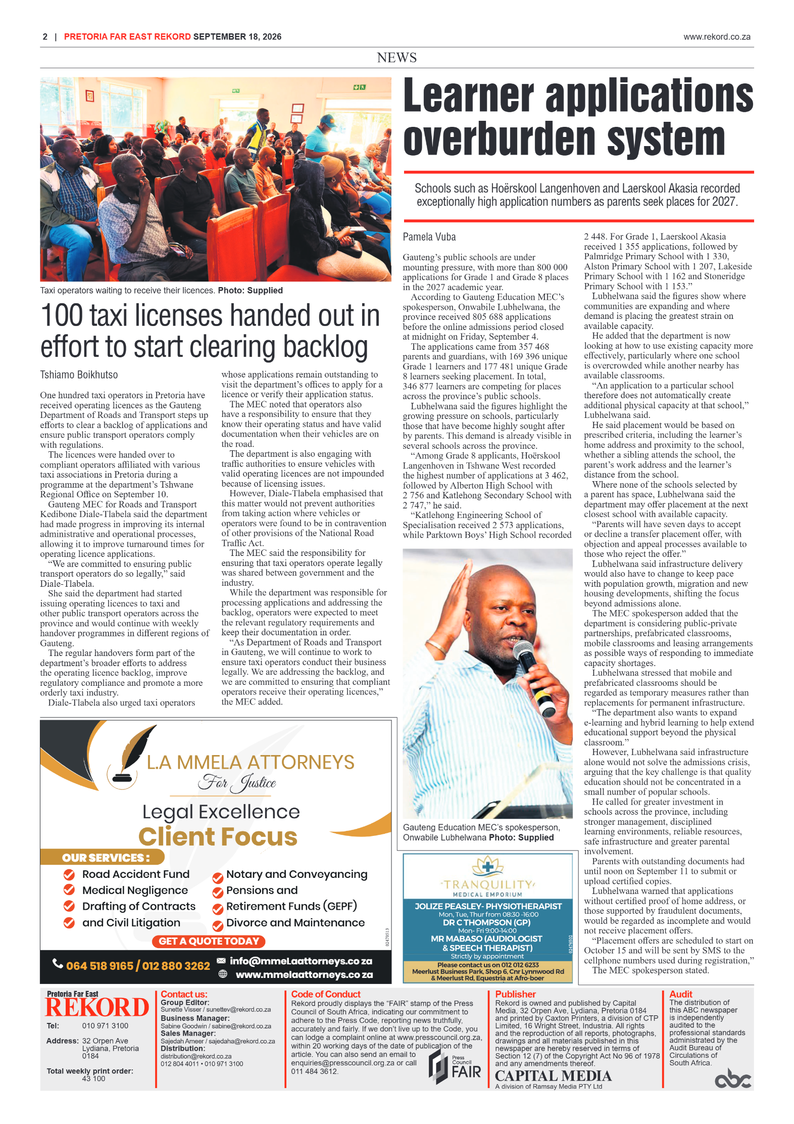 Rekord Far East 18 September 2026 page 4