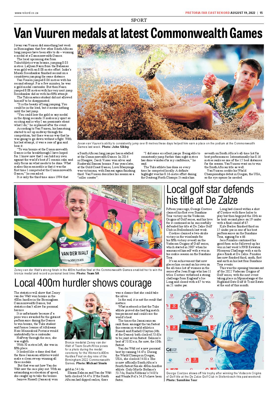 Rekord Far East 19 August 2022 page 15