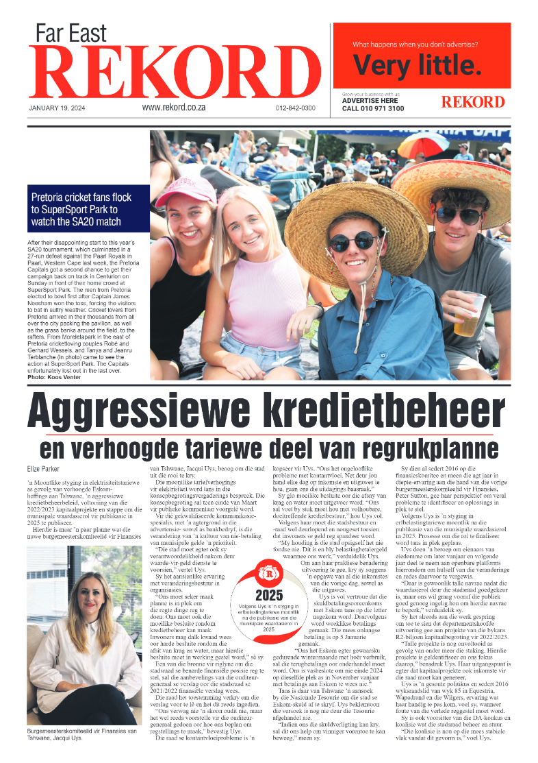 Rekord Far East 19 January 2024 page 1