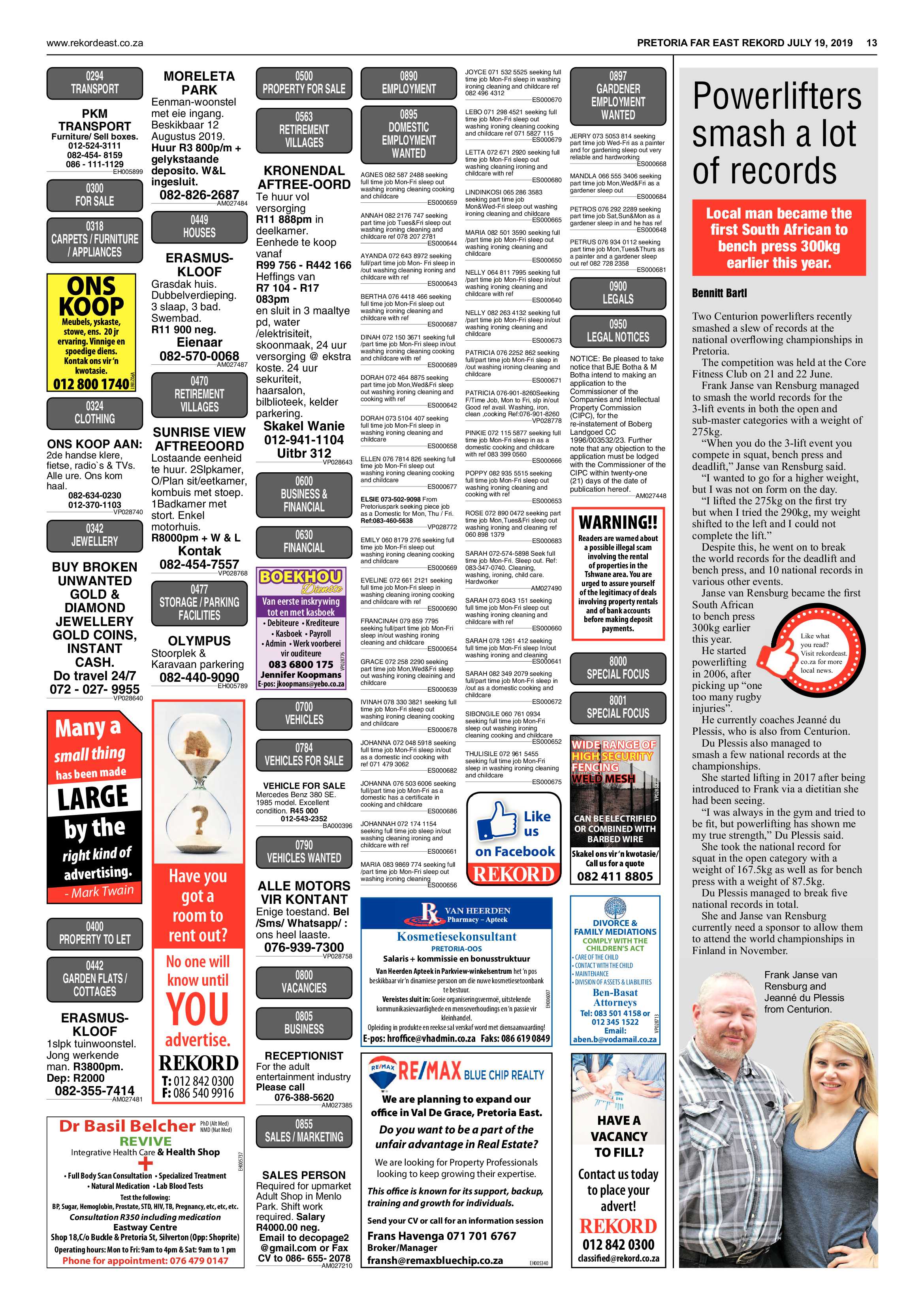 Rekord Far East 19 July 2019 page 13