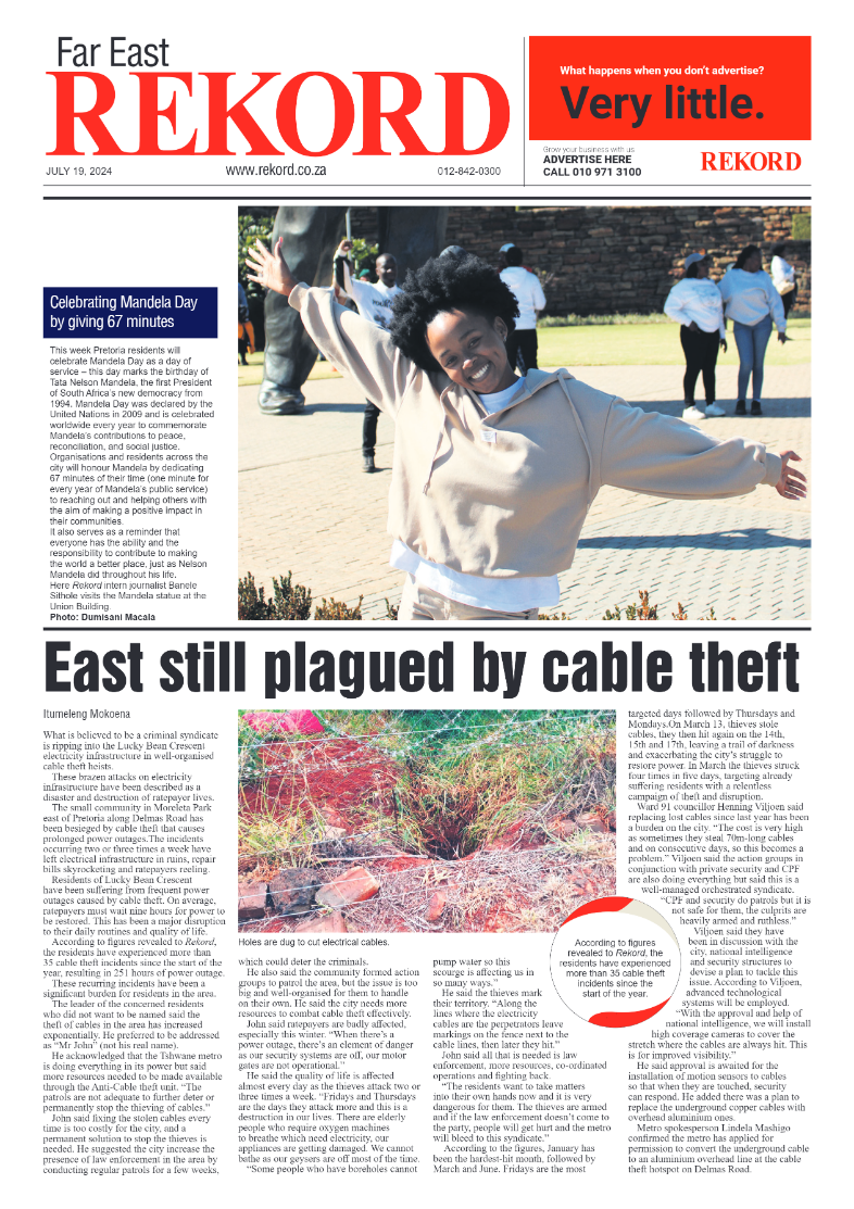 Rekord Far East 19 July 2024 page 1