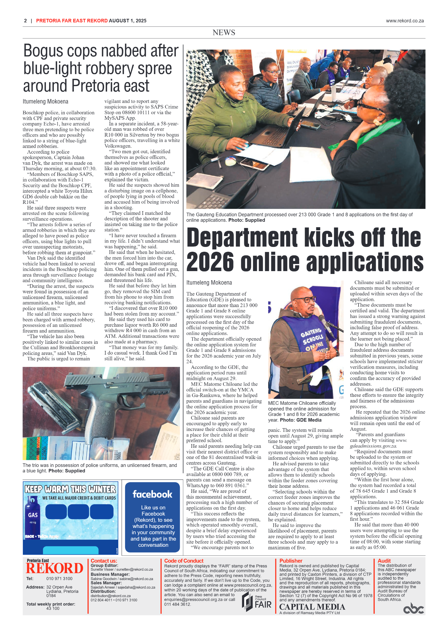 Rekord Far East 1 August 2025 page 2