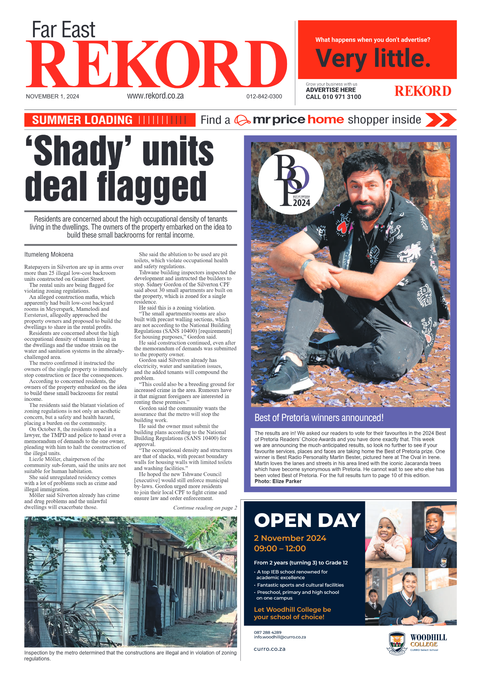 Rekord Far East 1 November 2024 page 1