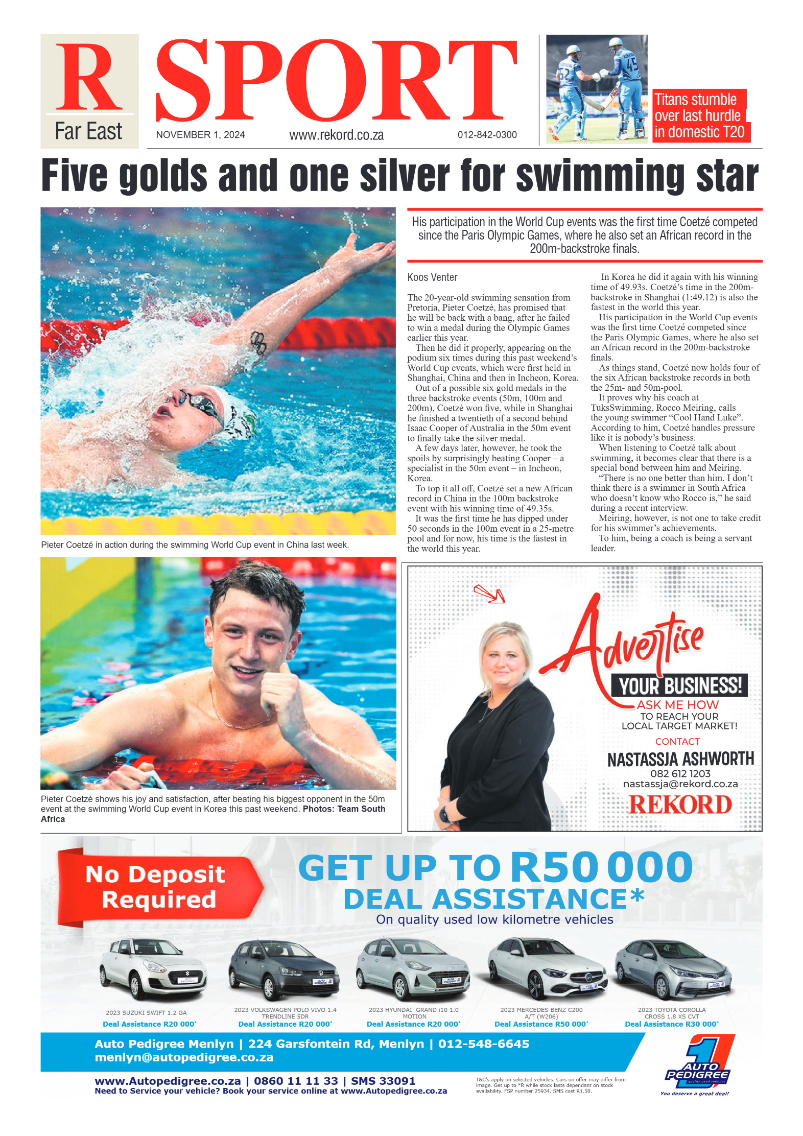 Rekord Far East 1 November 2024 page 19