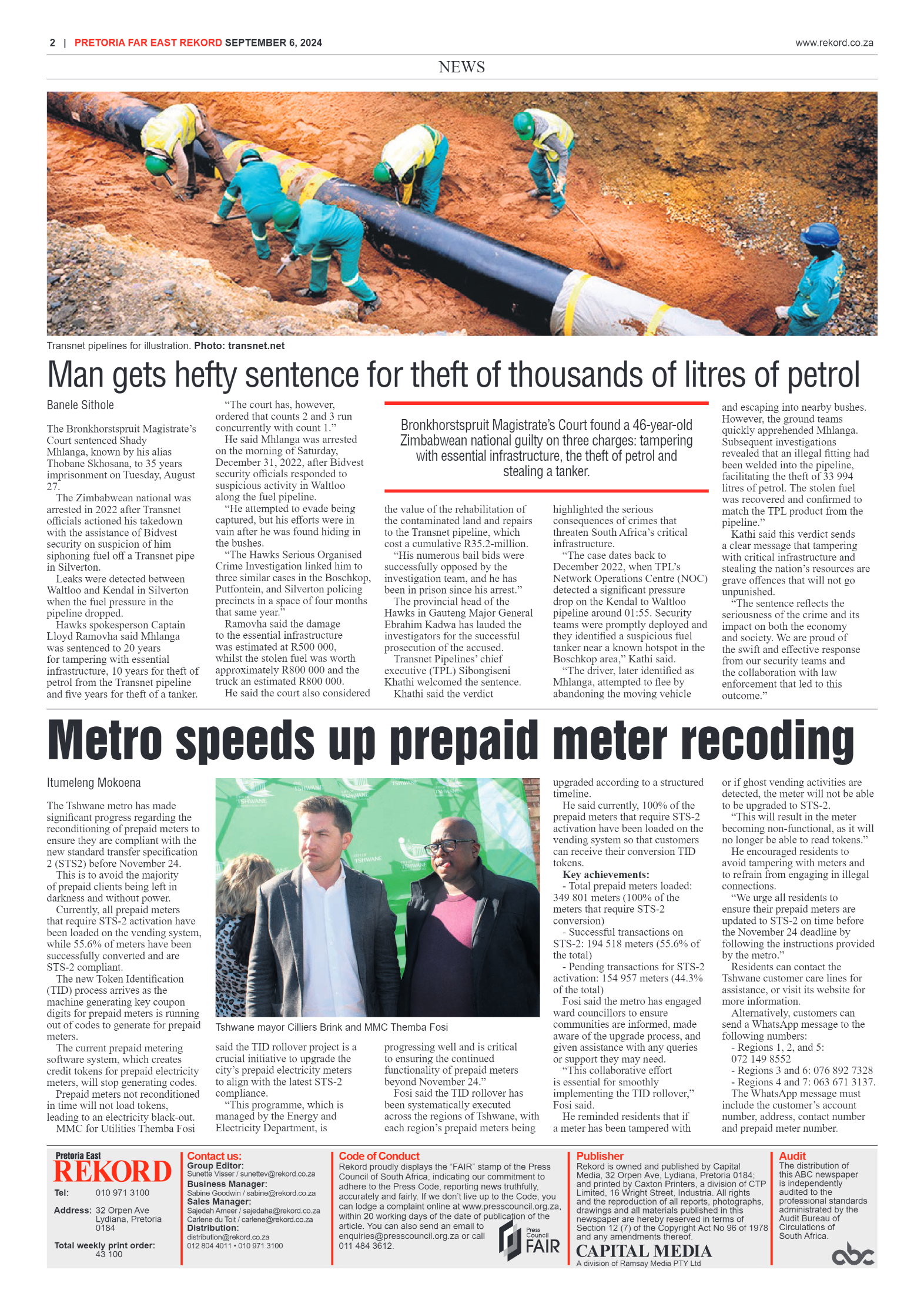 Rekord Far East 6 September 2024 page 2
