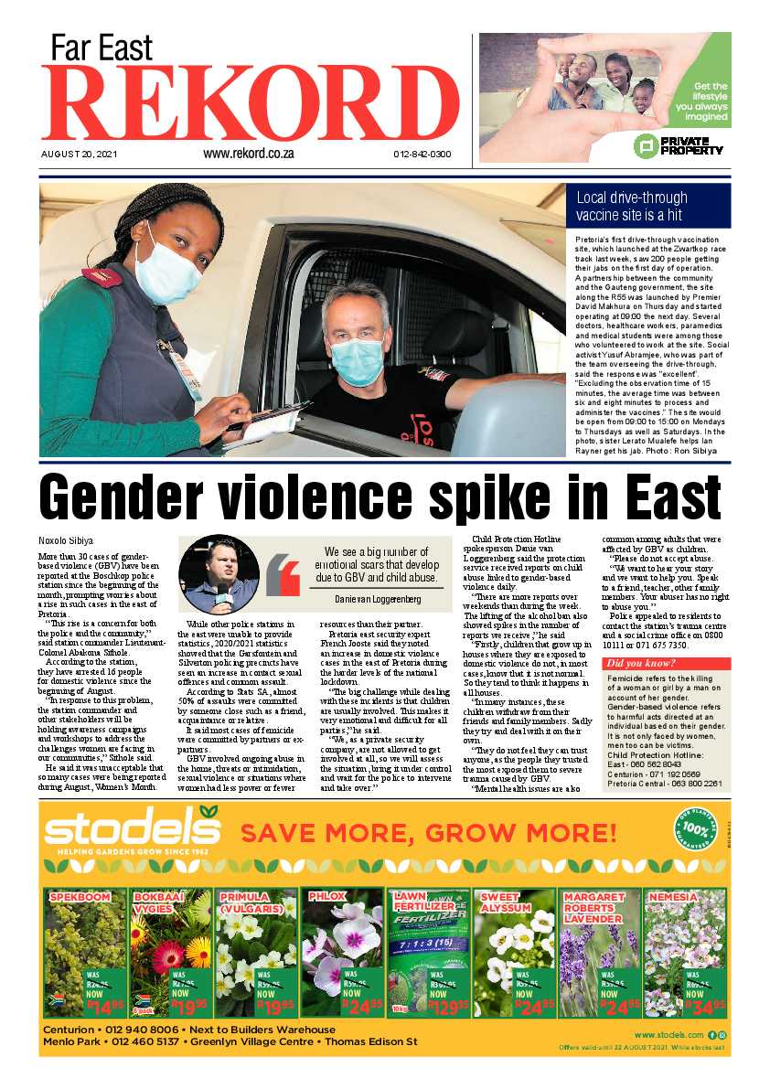 Rekord Far East 20 August 2021 page 1