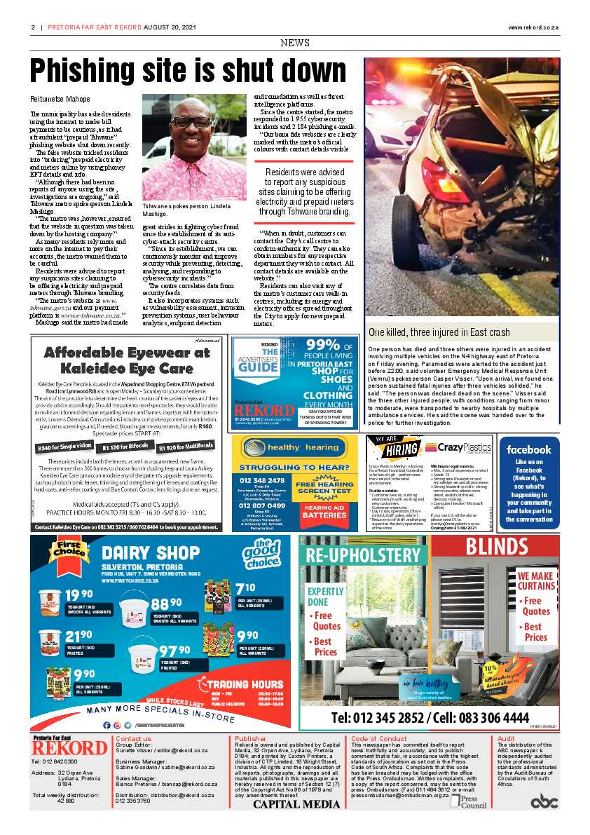 Rekord Far East 20 August 2021 page 2