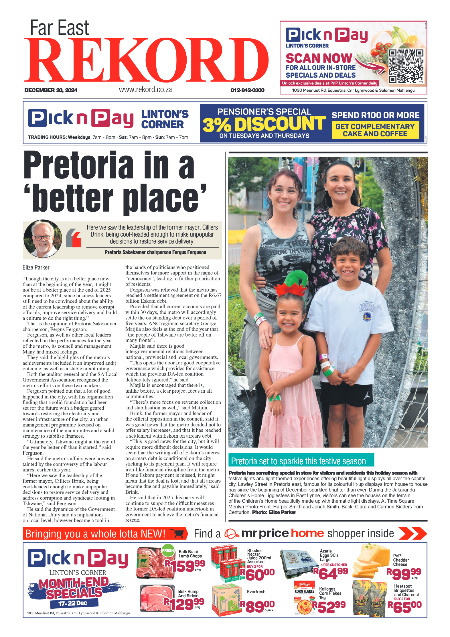 Rekord Far East 20 December 2024 page 1