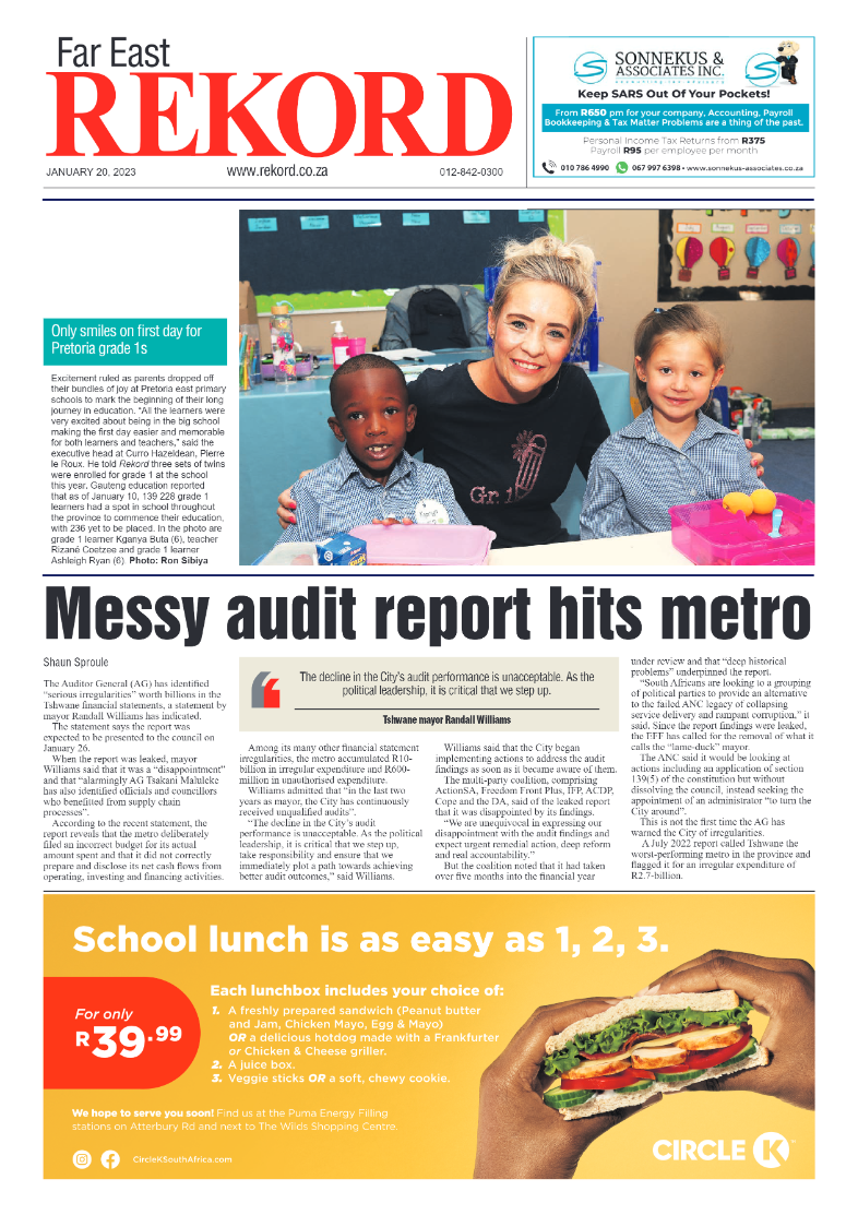 Rekord Far East 20 January 2023 page 1
