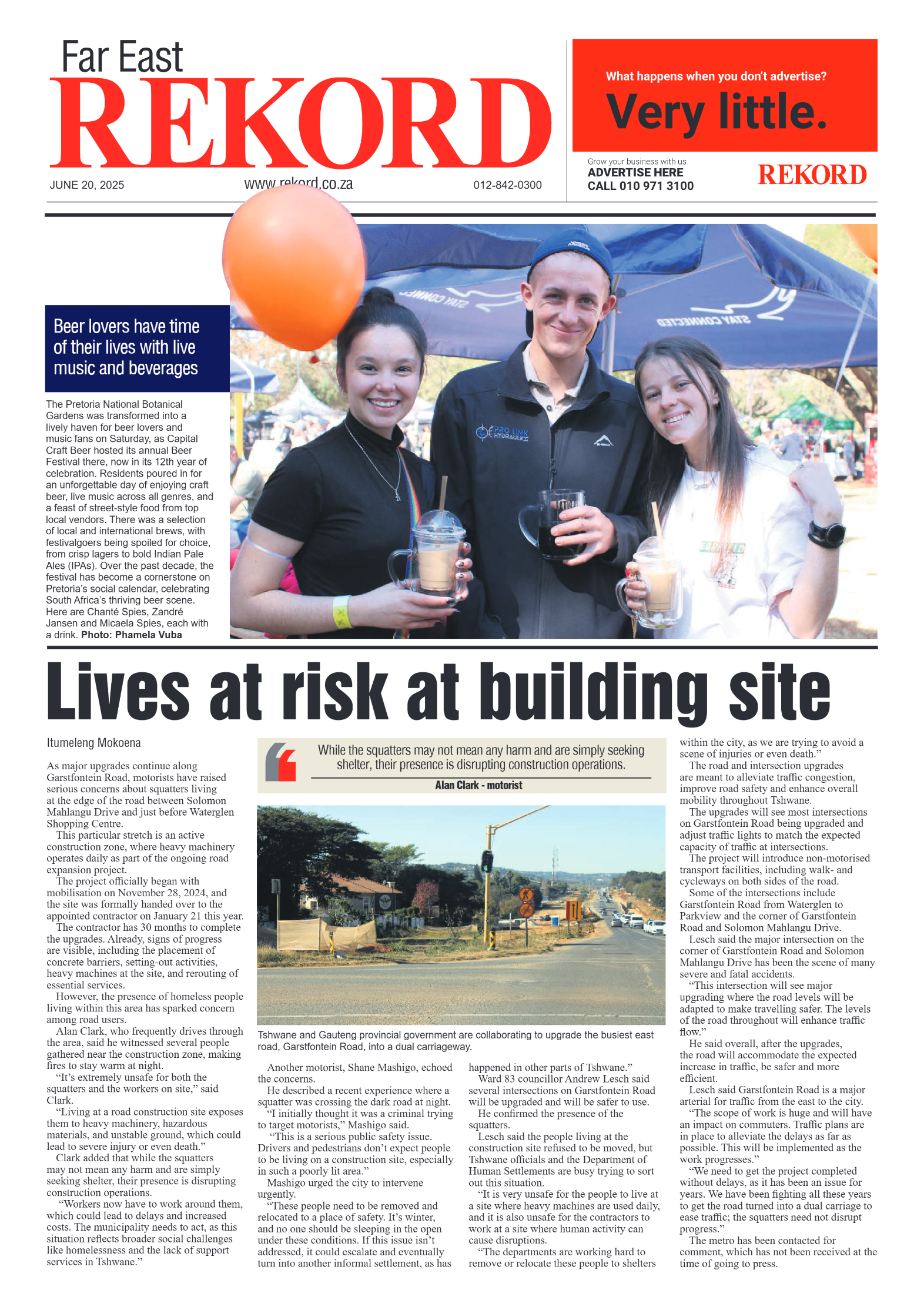 Rekord Far East 20 June 2025 page 1