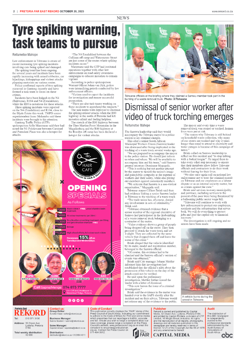 Rekord Far East 20 October 2023 page 2