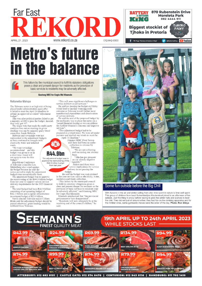 Rekord Far East 21 April 2023 page 1